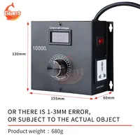 Régulateur de tension compact haute puissance AC 110-220V 10000W avec transformateur de contrôle de la vitesse et de la température