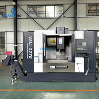 Centre d'usinage vertical CNC VMC1270 avec commande GSK Fanuc, déplacement X de 1200 mm pour la production de pièces structurelles pour l'énergie nouvelle