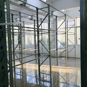 חם מוכר פלדה אחסון כלוב מחסן גדול מחסן גדול חובה מתלה עם מדפים נע כלוב - Product Image 3