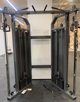 Machine de musculation à câbles doublement réglable, entraîneur fonctionnel à poulie croisée pour les exercices des bras, des triceps, de la poitrine et du dos