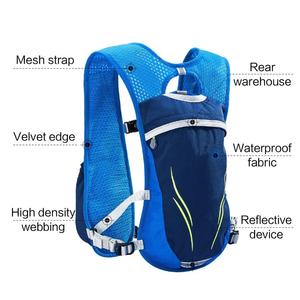 Unisex esterno impermeabile chiusura con cerniera in poliestere fodera per idratazione tattica zaino in Nylon tessuto gilet Trail Running moda - Product Image 3