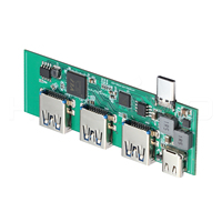 Module PCBA HYTEPRO H23 Hub USB Type C OTG intégré 4 ports avec alimentation PD sur carte de circuit imprimé
