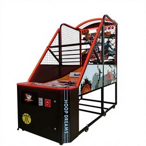 เครื่องเล่นบาสเก็ตบอลแบบหยอดเหรียญพร้อมไฟ LED รุ่น Factory Basketball Machine Maquina De Baloncesto เปิดเกมอาร์เคดด้วยเหรียญ - Product Image 1