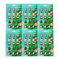 Décorations Comestibles en Sucre – Motifs Bonhomme de Neige et Sapin de Noël pour Desserts, Gâteaux et Pâtisseries ; 15 Pièces par Boîte, Embellissements DIY