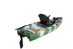 Vicking Assento Único Uma Pessoa 10.5FT pesca pedal caiaque para venda Plástico Duro Pesca caiaque com Pedal Drive