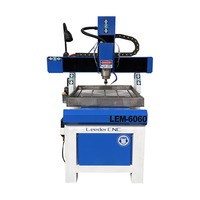 Machine de fraisage CNC 3 axes à broche unique 60x60 pour aluminium et métal, prix compétitif, composants PLC essentiels