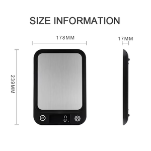 ABS Edelstahl Nährwert angaben Kalorien Protein Fett Smart Nutrition Scales App Smart Nutrition Küche Waage - Product Image 6