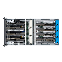 Châssis de serveur GPU 6U Asrockrack 4.0/5.0 à 8 cartes avec plusieurs RTX 4090 pour le jeu et l'intelligence artificielle, boîtiers d'ordinateur