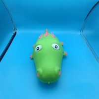 Bestseller transfrontalier MoGo Jumbo crocodile Squishy, jouet anti-stress pour filles, en silicone souple EVA à récupération lente, décompression