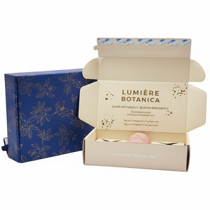 Set cosmetico di lusso Eco-riciclato in cartone ondulato personalizzato scatola di cartone scatola di cartone di spedizione scatole di carta con inserto - Product Image 2