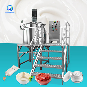 OCEAN 50l 100l 150l 200l Vacuum Emulsifying Mixer Homogenizer Heating Mayonnaise Ketchup Mix <strong>Machine</strong> with Scraper - Product Image 1