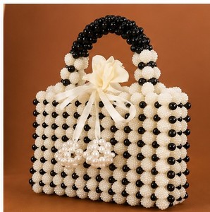 Best Selling Handcrafted Elegant Pearl Beaded <b>Clutch</b> Purse For Women <b>Wedding</b> Party Evening Handbag Available for Sale - Product Image 1