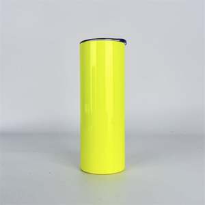 Vaso de Agua Personalizado de Acero Inoxidable Recto de 20 oz, Vasos de Sublimación de Doble Pared con Pajita - Product Image 6