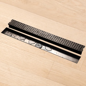 Largo <span class=keywords><strong>Rectangular</strong></span> de celosía de acero inoxidable suelo drenajes <span class=keywords><strong>para</strong></span> <span class=keywords><strong>ducha</strong></span> en el cuarto de baño - Product Image 2