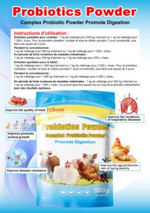 Additif alimentaire probiotique multi-souches <span class=keywords><strong>pour</strong></span> animaux à haute visibilité, régule la <span class=keywords><strong>flore</strong></span> <span class=keywords><strong>intestinale</strong></span>, améliore l'absorption des nutriments - Product Image 6