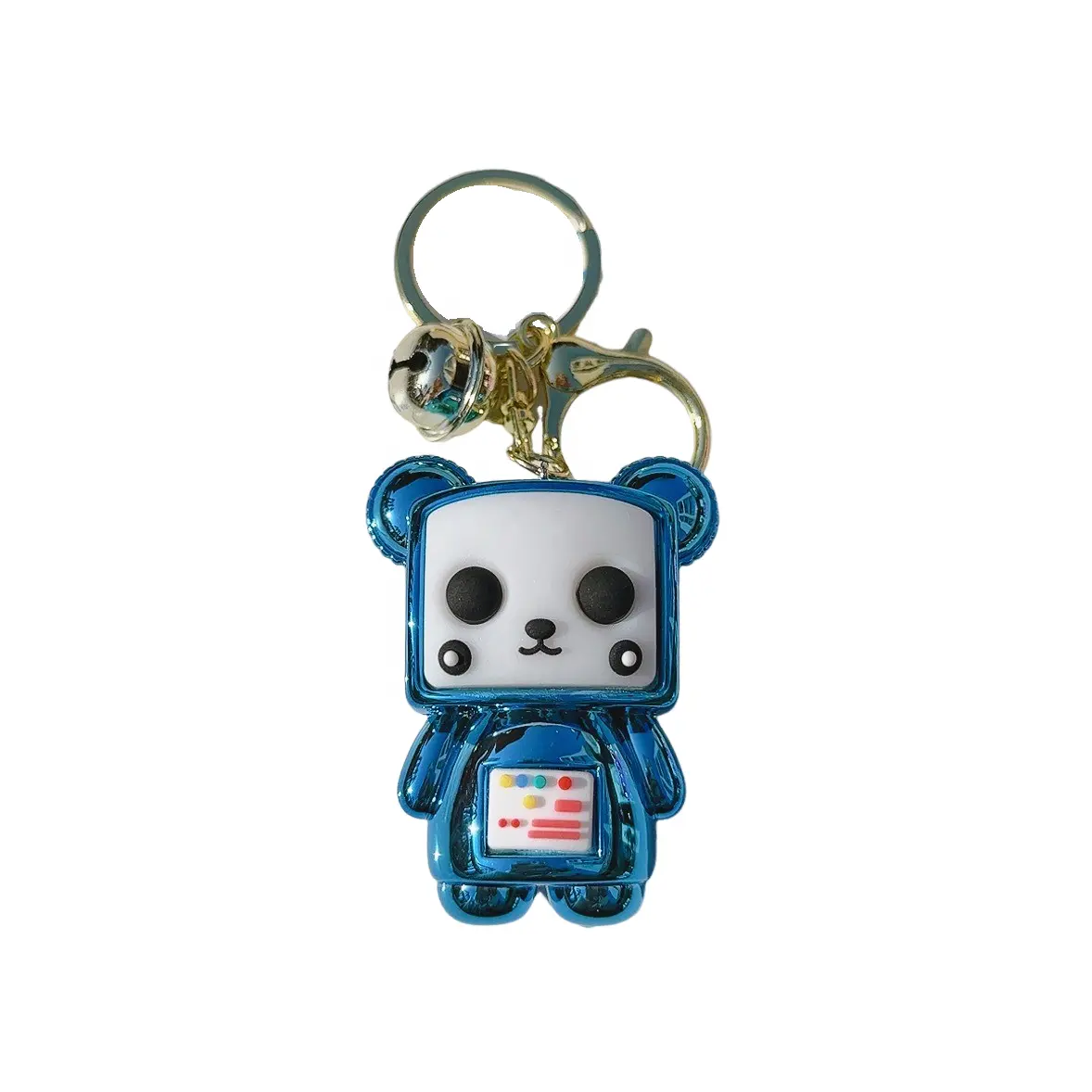 Bán Buôn Sáng Tạo Dễ Thương Kawaii Panda Búp Bê Móc Chìa Khóa Tinh Tế Xe Mặt Dây Chuyền Keychain Phụ Kiện Món Quà Nhỏ Nhựa Móc Chìa Khóa