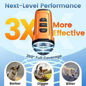 Dispositivo Ultrasónico Portátil para Disuadir Ladridos de Perros, Alcance de 50 Pies, 5 Modos, Recargable, Multifunción - Product Image 2