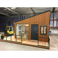 Maison de vacances modulaire préfabriquée en conteneur de 20 pieds, norme européenne, pour projet de chalet de villégiature ou maison secondaire en France