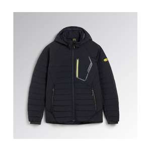DIADORA UTILITY - 702.180799-80013/XL <b>Padded</b> stretch jacket with <b>thermal</b> eco-certified SORONA® AURA wadding Black WORK JACKETS - Product Image 1