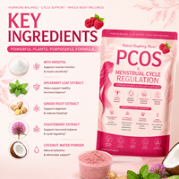 Extrait de Myo-Inositol, Menthe Verte, Gingembre et Chasteberry OEM ODM pour Complément Naturel de Soutien à la SOPK à la Saveur Framboise