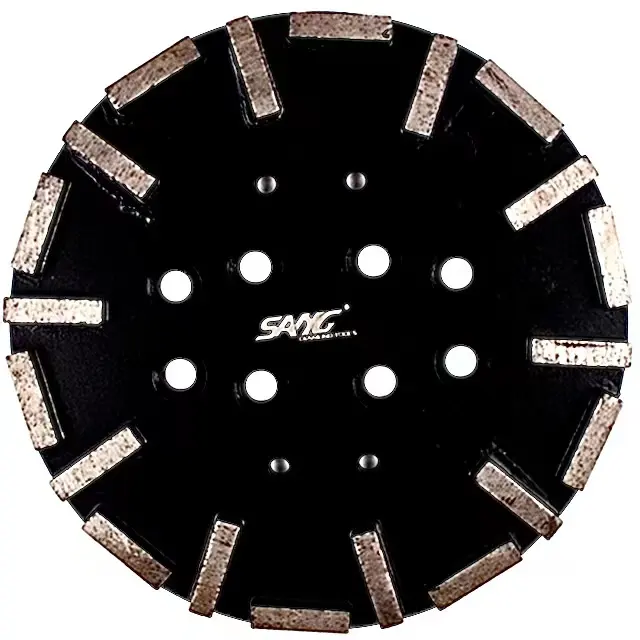 10 дюймов 250 мм диск Blastrac бетонный пол алмазный шлифовальный диск для EDCO MK