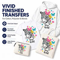 Film de transfert DTF haute qualité 30cm 60cm avec couleurs vives, sans transfert de couleur, anti-décoloration pour transfert de motifs sur sweats à capuche