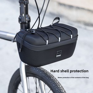 Sac avant de vélo 2L en PU grande capacité, étanche, pour vélos pliants <span class=keywords><strong>Brompton</strong></span>, Java, Neo, Aceoffix, Dahon - Nouvelle collection, offre spéciale - Product Image 1