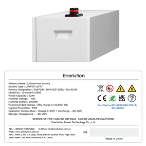 Pin 10kwh có thể xếp chồng lên nhau ESS LiFePO4 | giám sát Wifi | CE/CB + Tế bào gotion + Nhà máy trực tiếp - Product Image 3