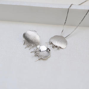 S925 Silver Pendant with Female Cloud & Earnail Personalized DIY <b>Pearl</b> Accessory <b>Set</b> 1378 Fashion <b>Jewelry</b> for Women - Product Image 2