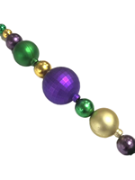 Collier géant de perles pour le Mardi Gras, en matériau ABS, pour décorations de fête - Prix d'usine