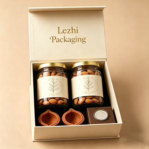 Caja de Regalo Premium Personalizada con Tapa Magnética Abatible para Frutos Secos - Product Image 2