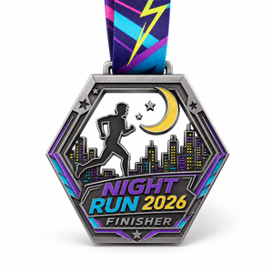 Médaille en métal personnalisée sur mesure avec logo 3D, souvenir d'événement de compétition, médaille de course sportive, marathon - Product Image 6