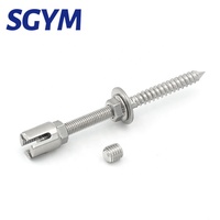 Pince croisée de câble en acier inoxydable 1/8 ''pour kit de treillis de fil de jardin avec câble métallique de 3mm plantes grimpantes vignes
