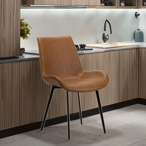 Venta al por mayor de diseño italiano Hotel Home restaurante cocina pu comedor sillas modernas de lujo sillas de comedor - Product Image 3