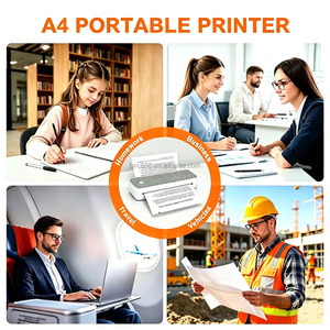 Impresora Térmica Inalámbrica Portátil OEM A4 Mini de 8 Pulgadas para Fotos/Documentos, Blanca, Batería de 2600 mAh, Impresión Rápida, Venta al Por Mayor - Product Image 4