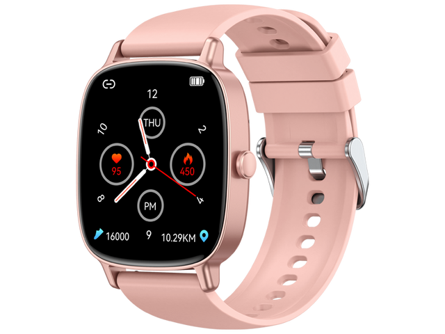 Health Monitor Smart Watch with Large Screen Blood Oxygen Heart Rate Tracking IP68 Waterproof Long Battery Life Watches