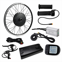 500W 750W 48V E-Bike Umrüstsatz Vorderrad Wasserdichter Nabenmotor Elektrofahrrad-Kit 26 27,5 29 Zoll Bürstenloser Antriebssatz