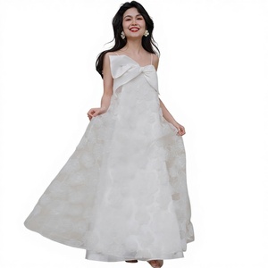 Robes de mariée haut de gamme pour mariages de niche, légères, amples et amincissantes, avec bretelles sexy, pour femmes - Product Image 6