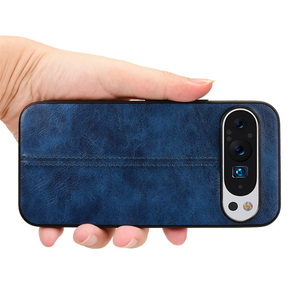 Étui en cuir PU rétro de conception de suture pour Google <span class=keywords><strong>Pixel</strong></span> 9 Pro 4 XL / 9 8 7 6 Pro / 8a 7a 5a <span class=keywords><strong>4a</strong></span> 3a étui de Protection de couverture arrière mat - Product Image 5