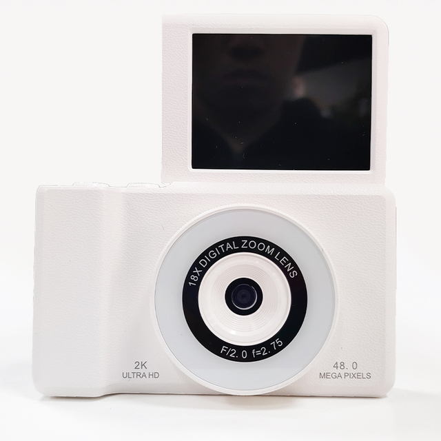 2026 Affordable Camera with Flip Screen 5M CMOS Sensor 2.8-inch High-definition Screen 4K Resolution 16x Digital Zoom