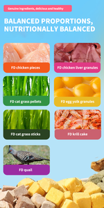 OEM dondurularak kurutulmuş karışık kedi köpek davranır toptan dondurularak kurutulmuş tavuk yumurta sarısı sığır ördek karaciğer Pet dondurularak kurutulmuş kedi köpek aperatifler - Product Image 4