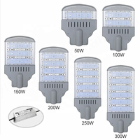 Lumière de rue LED extérieure à haute efficacité, étanche IP65, en aluminium, 50W-300W AC