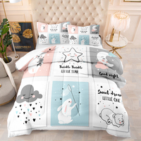 Aoyatex-parure de lit taille Queen & King, parure de lit personnalisée, impression numérique, 3 pièces