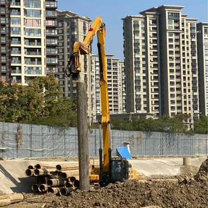 Martello Vibrante Idraulico Robusto ANTENG V300 con Motore e Ingranaggi per Attacco Escavatore 2800 RPM, Usato in Impianti Solari e Settore Marino - Product Image 1