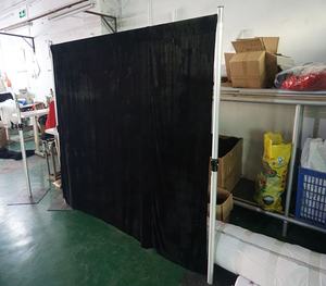 Support de toile de fond réglable en aluminium argenté pour mariage, type Pipe and Drape, 6x10 pieds, en gros, en promotion - Product Image 1