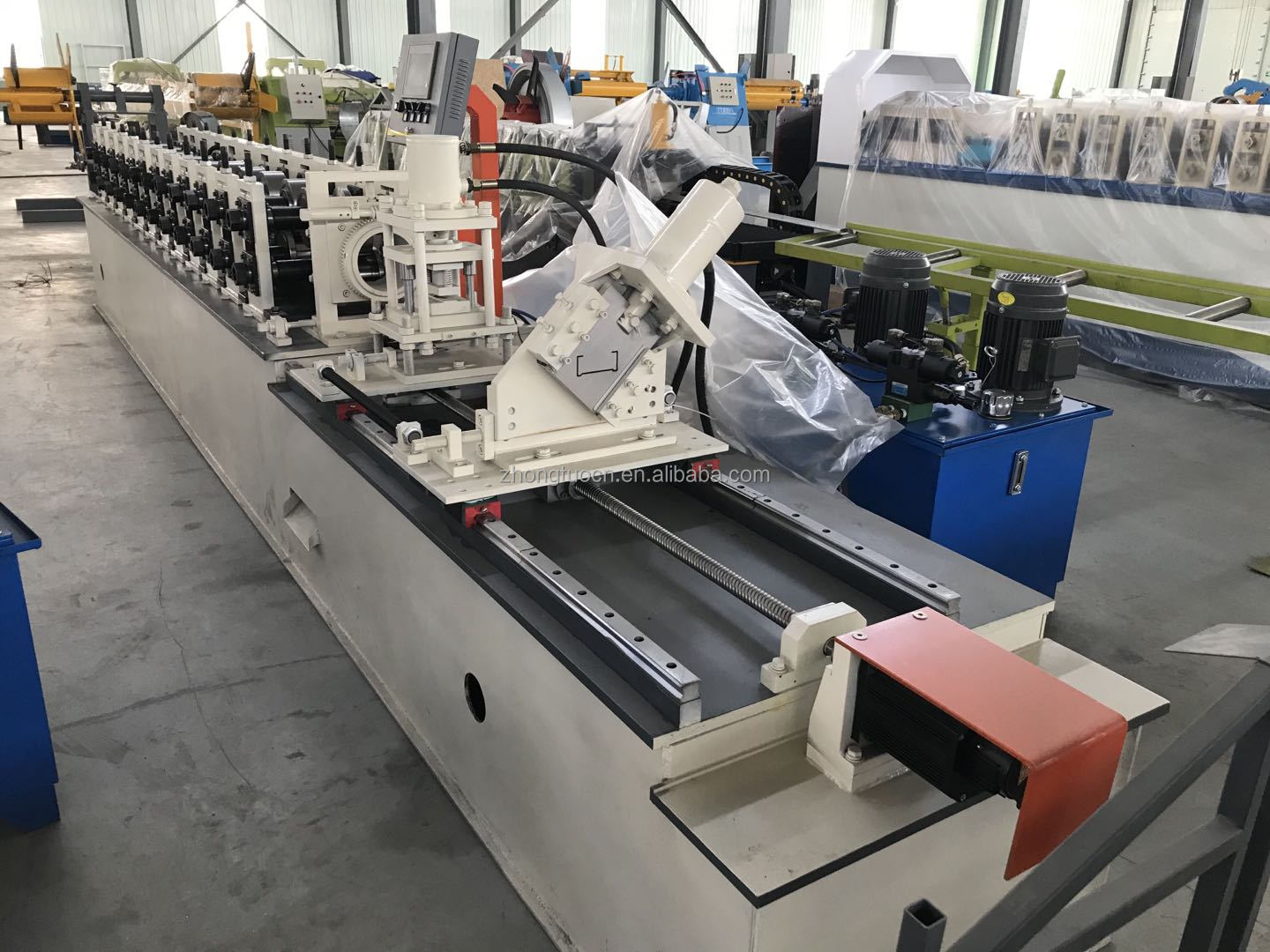 Drywall partition ceiling C section CD UD CW UW stud and track roll forming machine