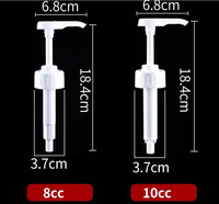 Pompe de distributeur de liquide en plastique écologique de 30ml pour boissons et sirop de vente en gros