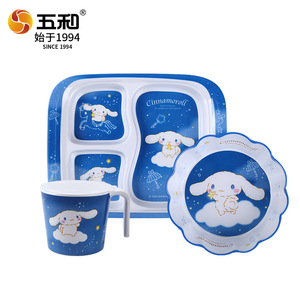 Wuhe Cinnamoroll Kids Melamine Tableware Set Cartoon Design For Children Dining - Product Image 5