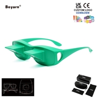 Lunettes de lecture horizontales Boyarn Funny Lazy Periscope pour regarder la télévision en position assise ou allongée, nouvelle arrivée