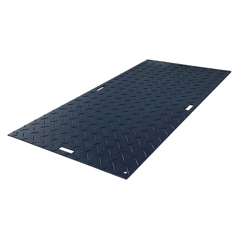 Fábrica de alta calidad PE resistente al desgaste césped protección 4x8 Hdpe alfombrilla de suelo temporal para equipos pesados